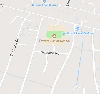 map for HES @ Towers Junior School