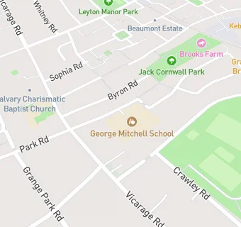 map for George Mitchell School