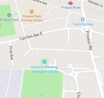 map for Century Bowling & Sports Club