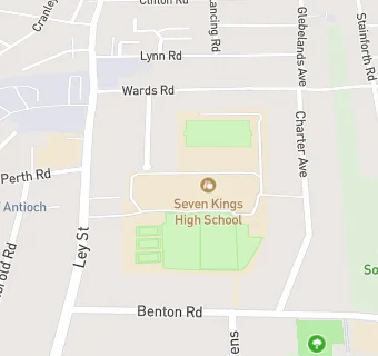 map for Seven Kings High School