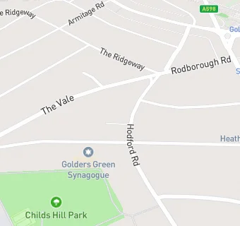 map for The Hodford Road Surgery