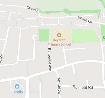 map for Heycroft Primary School