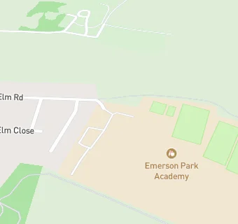 map for Emerson Park School