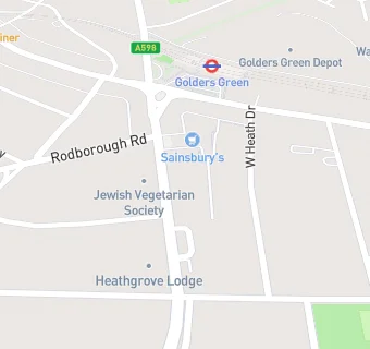 map for Sainsbury's