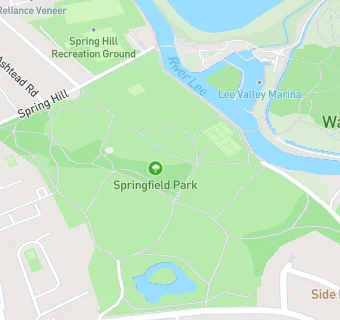 map for Springfield Park Cafe