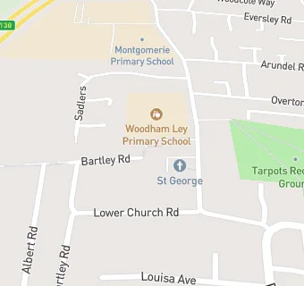 map for St George's Medical Practice