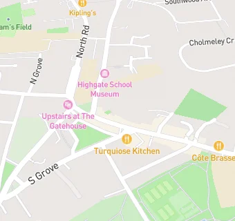 map for Highgate Butchers