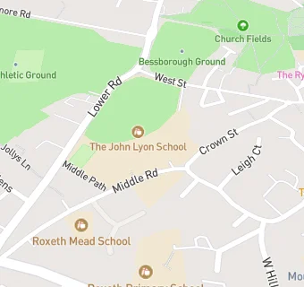 map for The John Lyon School