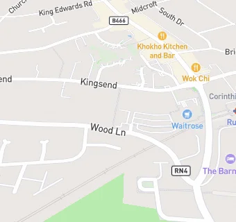 map for Wood Lane Medical Centre