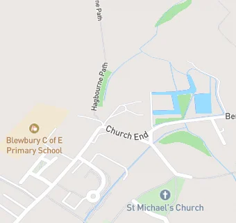 map for Blewbury Surgery