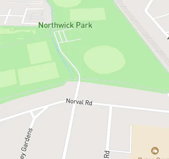 map for Asra Park Day Centre