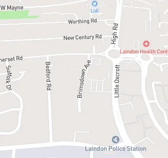 map for Laindon Community Centre