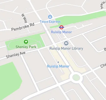 map for Manor Bar