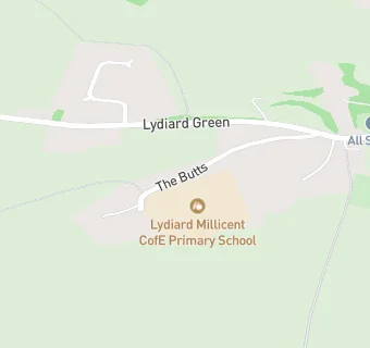 map for Lydiard Millicent Church of England Primary School