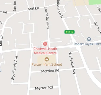 map for Romford Fish & Chips