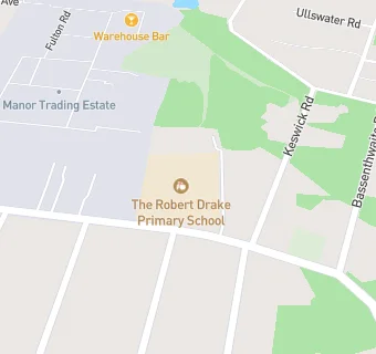 map for Robert Drake Primary School