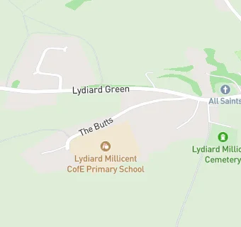 map for Sodexo at Lydiard Millicent C of E