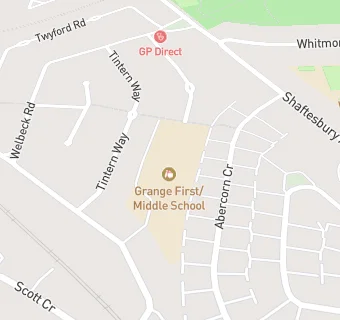 map for Grange Primary School