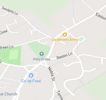 map for Holy Cross Church