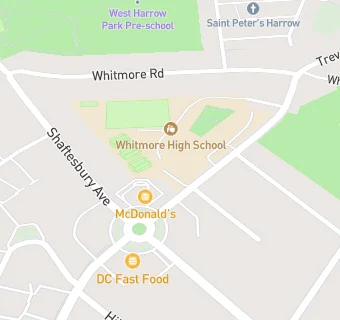 map for Whitmore High School