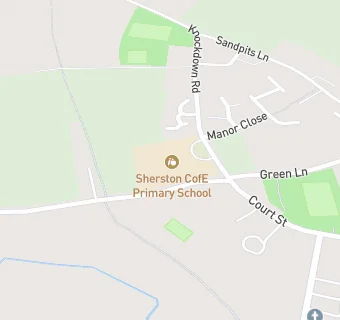 map for Sherston CofE Primary School