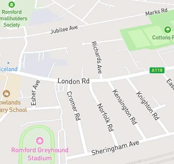 map for London Road Local