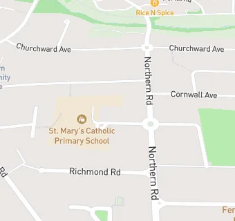 map for St Mary's Catholic Primary School