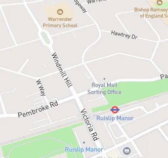 map for Manor Kebabs