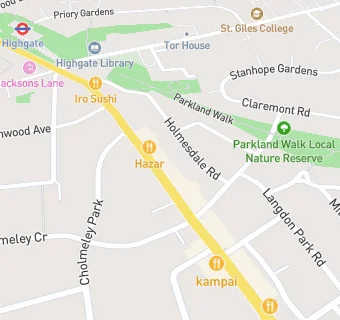 map for Sainsbury's