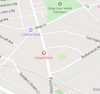 map for Golders Hill School