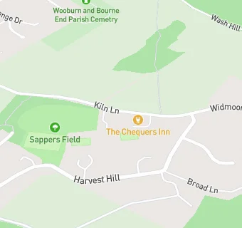 map for The Chequers Inn