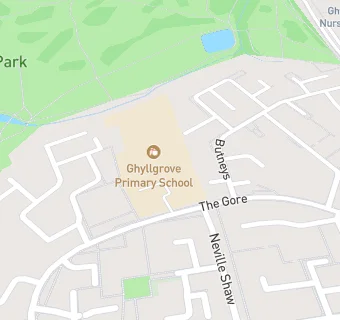 map for Ghyllgrove Primary School