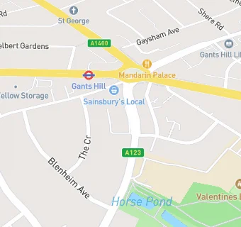 map for Pepes Gants Hill