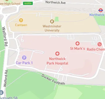 map for Northwick Park Dental Practice