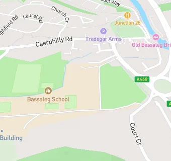 map for Bassaleg School