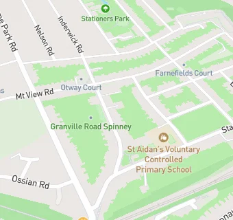 map for St Aidans After School Club