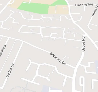 map for Newbridge School Gresham Drive Campus