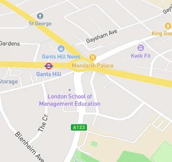 map for Gants Hill Kebab House