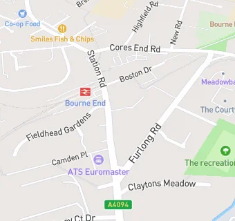 map for Orchard Surgery Branch