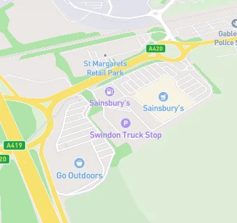 map for Onroute Truckstops Swindon