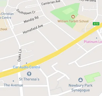 map for Spice Hut Newbury Park