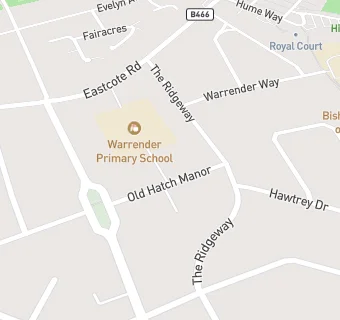 map for Warrender Primary School