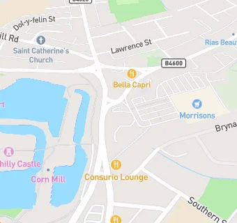 map for Caerphilly Social Club