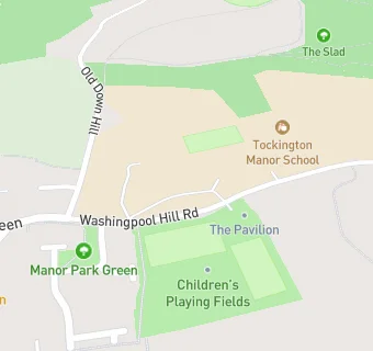 map for Tockington Manor School