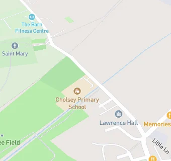 map for Cholsey Primary School