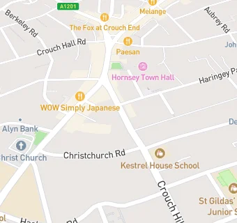 map for Harringay Arms