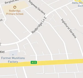 map for The Redbridge Surgery