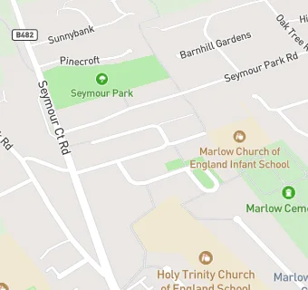 map for Marlow Day Nursery Ltd