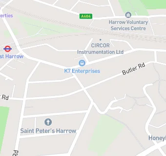 map for Harrow Village Store