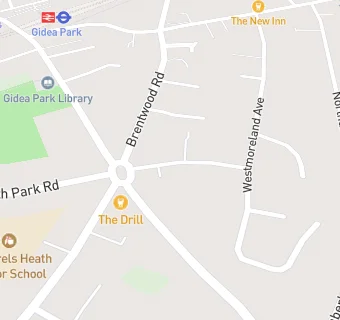 map for Moreland House Care Home